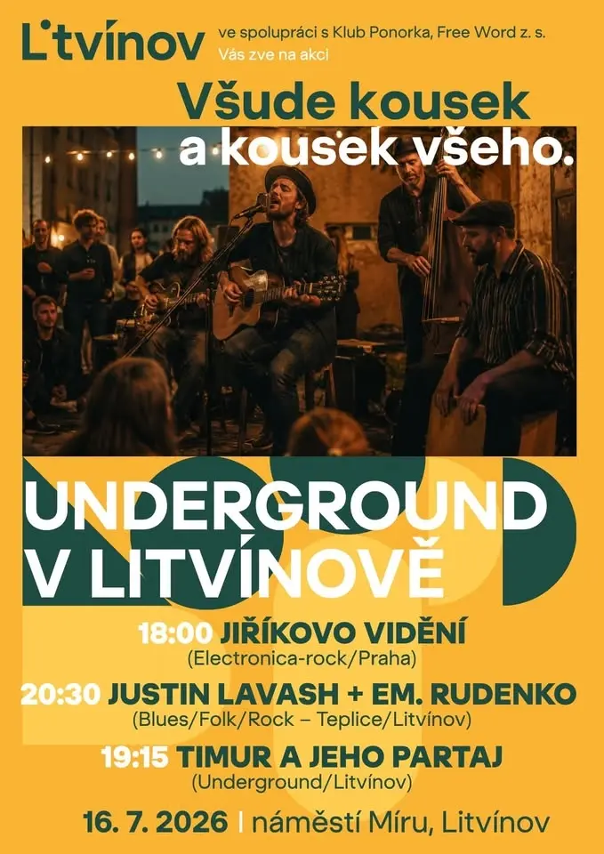 UNDERGROUND V LITVÍNOVĚ - bez vstupného