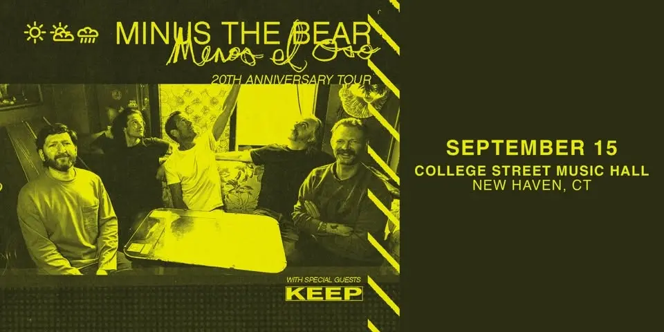 MINUS THE BEAR: Menos El Oso 20th Anniversary Tour at College Street Music Hall (New Haven)