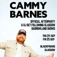 Cammy Barnes Official Aftershow Party & DJ Set
