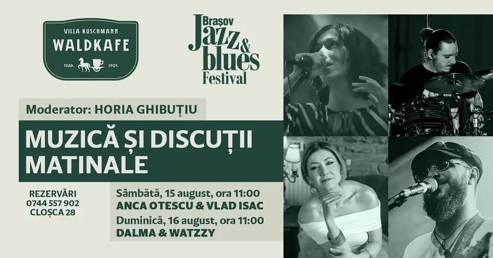 Muzică și discuții matinale @ Brașov Jazz & Blues Festival