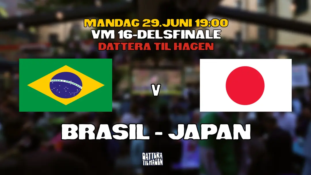 VM på Dattera: Brasil - Japan 🇧🇷🇯🇵