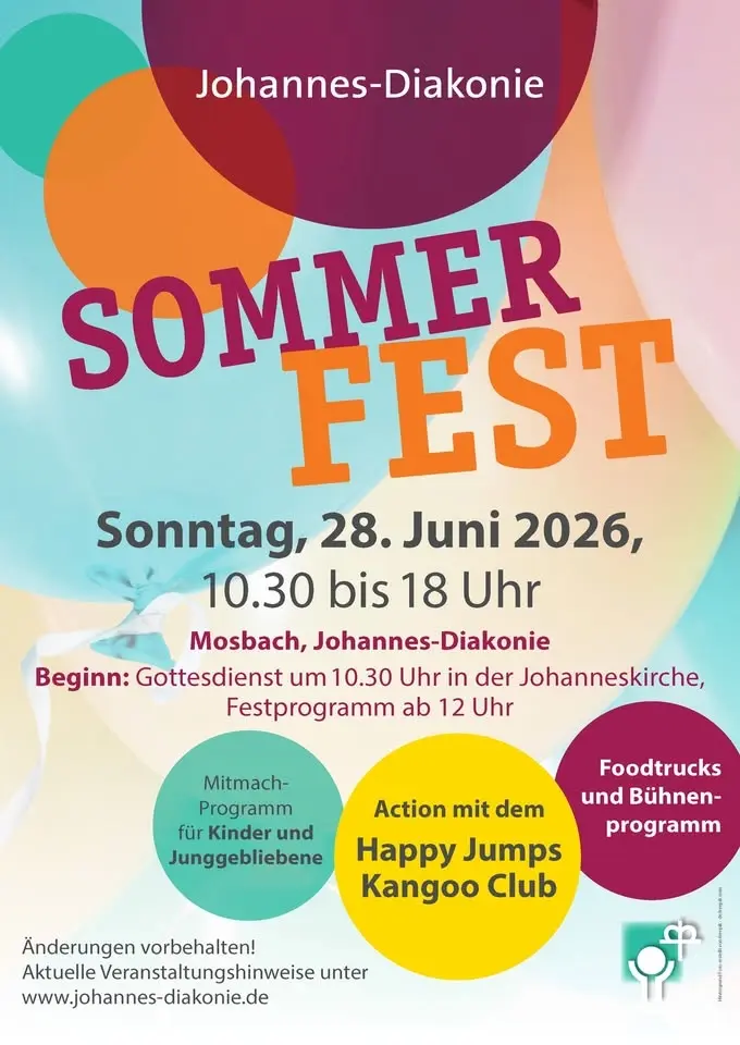 Sommerfest der Johannes-Diakonie 2026