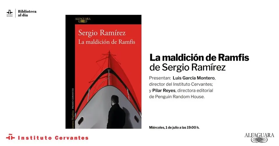 Biblioteca al día. Presentación del libro «La maldición de Ramfis» de Sergio Ramírez