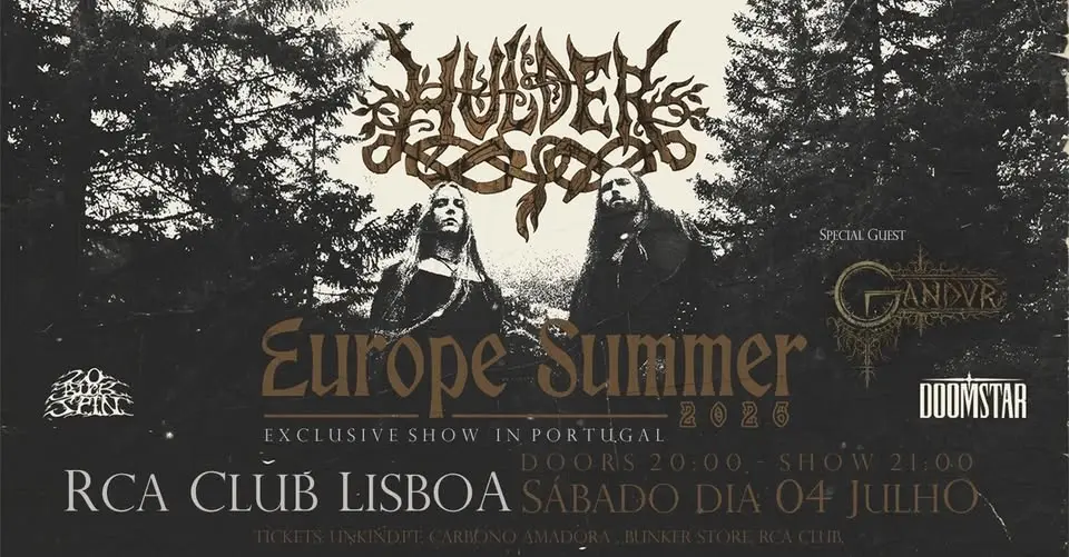 HULDER - Concerto Exclusivo em Lisboa | RCA Club