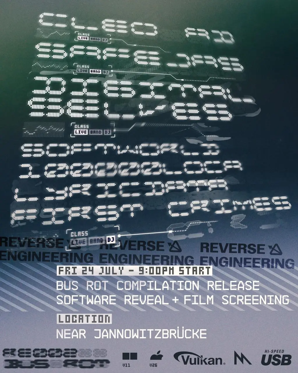 Reverse Engineering: BUS ROT compilation release party
