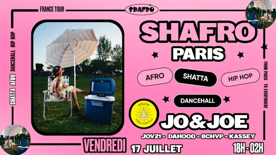 Shafro @Paris Open Air + Club : Afro , Shatta , Amapiano