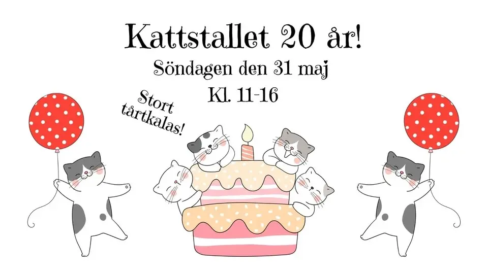 Kattstallet fyller 20 år!