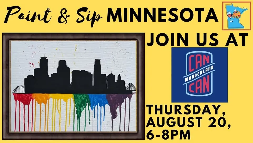 August 20 Paint & Sip at Can Can Wonderland