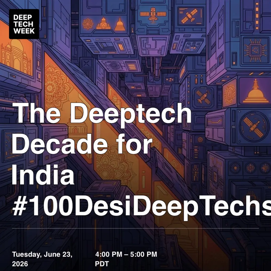 The Deeptech Decade for India #100DesiDeepTechs: India's Frontier Deeptech: Partnerships, Capital & Collaboration | SPF × NEC at SFDTW