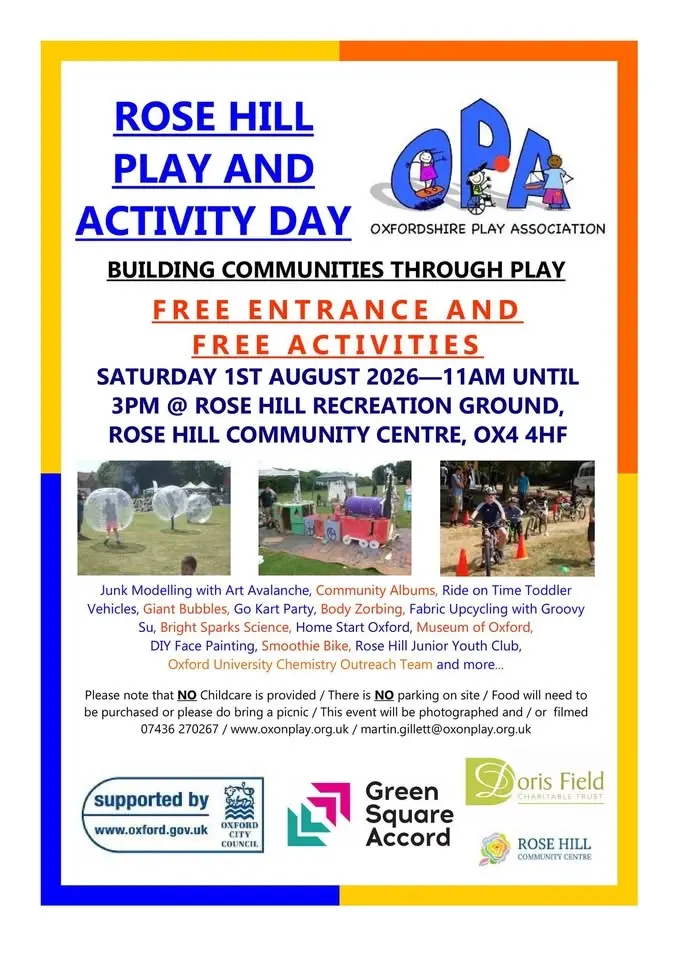 Rose Hill Play & Activity Day