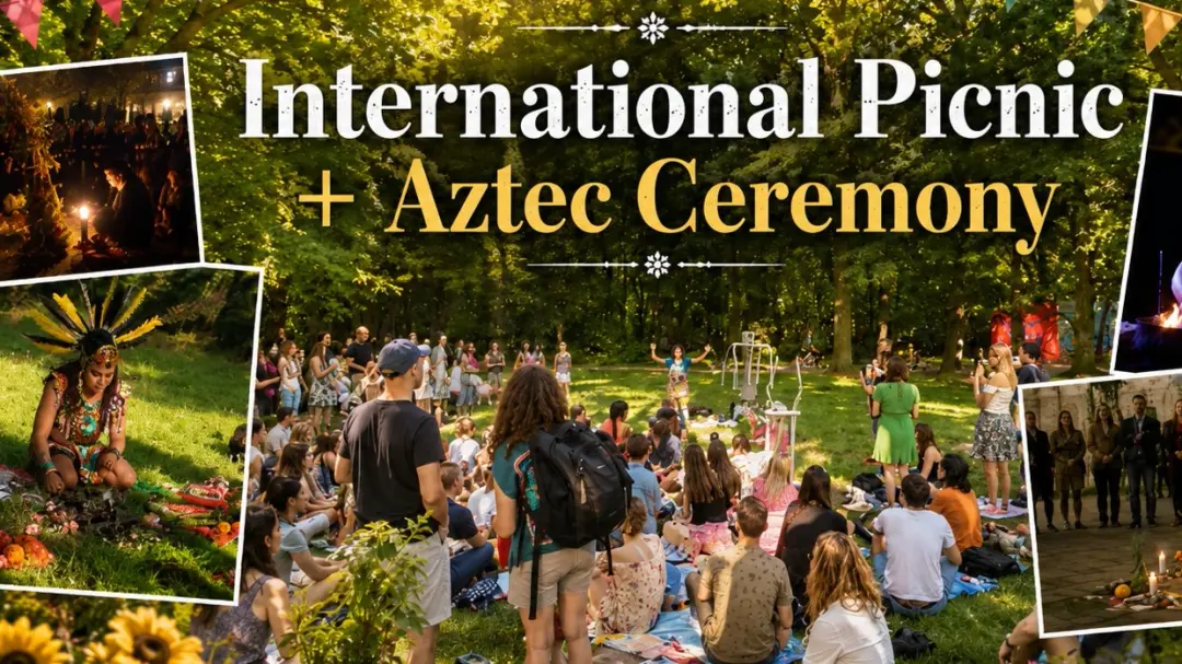 International Picnic ๐โ๏ธ + Aztec Ceremony ๐ธ
