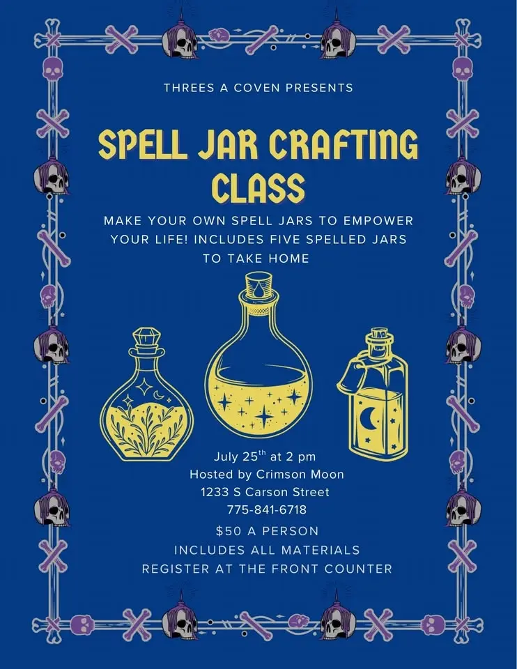Spell Jar Crafting 