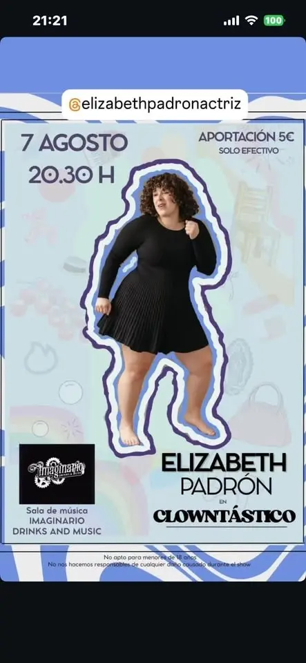 ELIZABETH PADRÓN Comedy Show @ IMAGINARIO