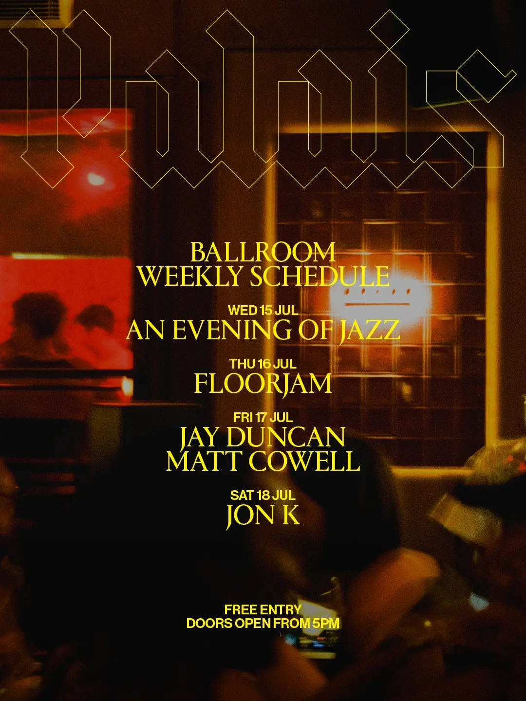 Ballroom at Palais: Jon K