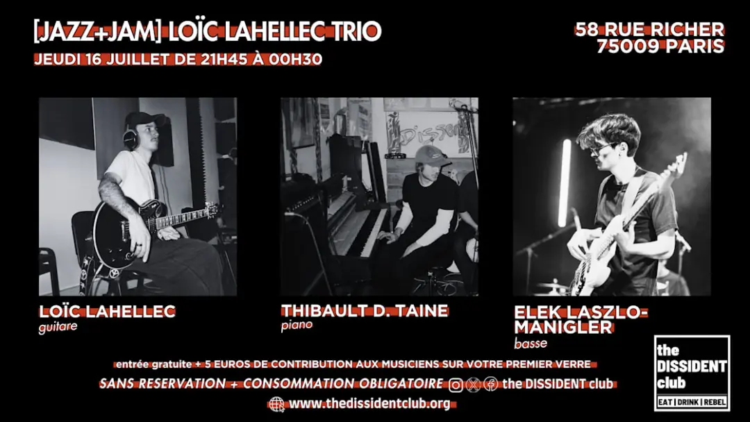 [Jazz+Jam] Loïc Lahellec Groupe