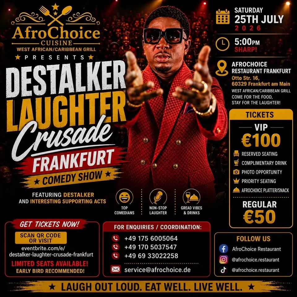 DESTALKER LAUGHTER CRUSADE Frankfurt