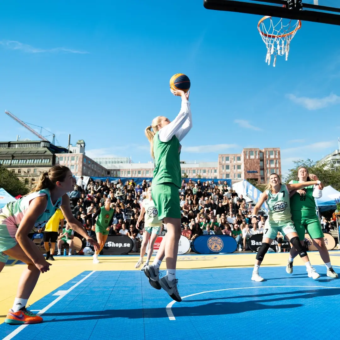 Streetbasket i Kungsträdgården – 3×3 Tour Finals