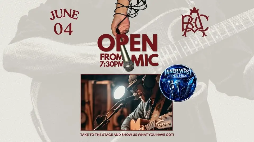 OPEN MIC at ASHFIELD BOWLO - JUNE
