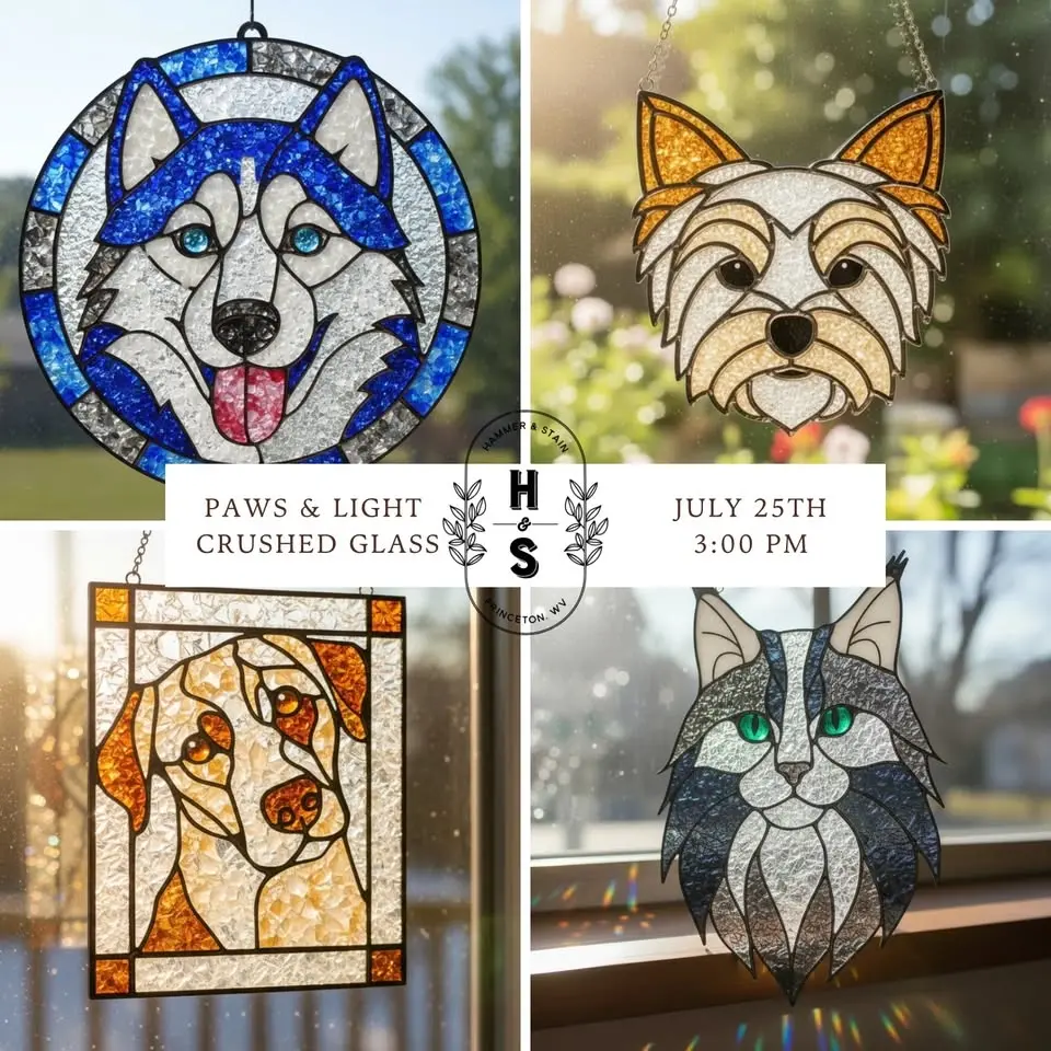 Paws & Light: A Pet-Themed Crushed Glass Fundraiser 