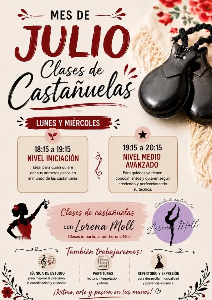 Cursillo intensivo de castañuelas.