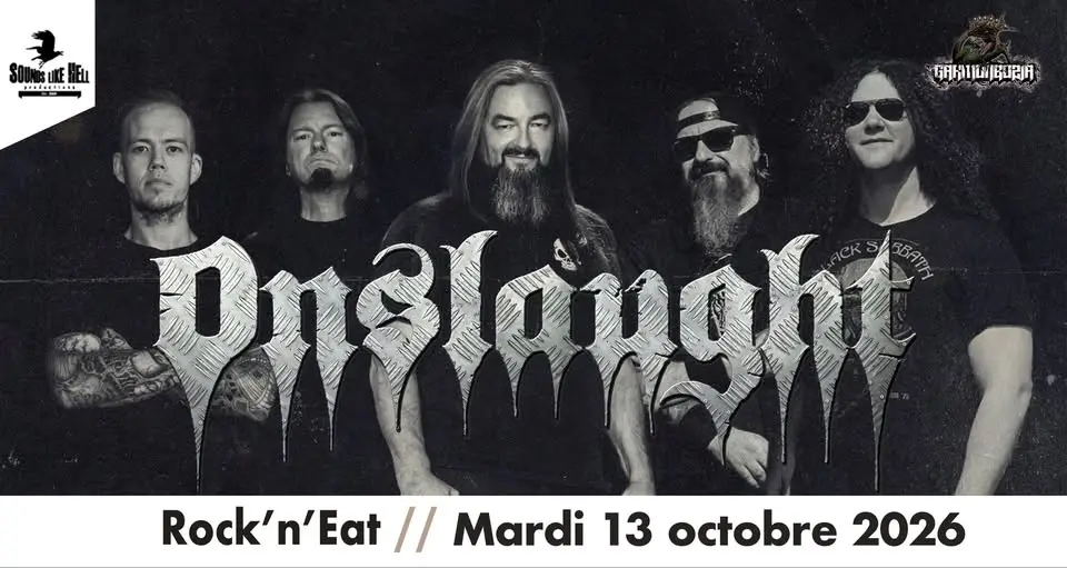 🚨NOUVELLE DATE ! ONSLAUGHT au Rock'n'Eat (Lyon)