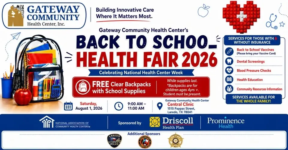 Gateway Community Health Center’s Back to School Health Fair 2026