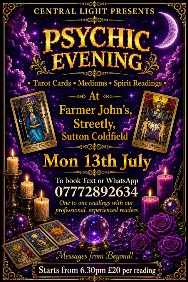Psychic readings night!