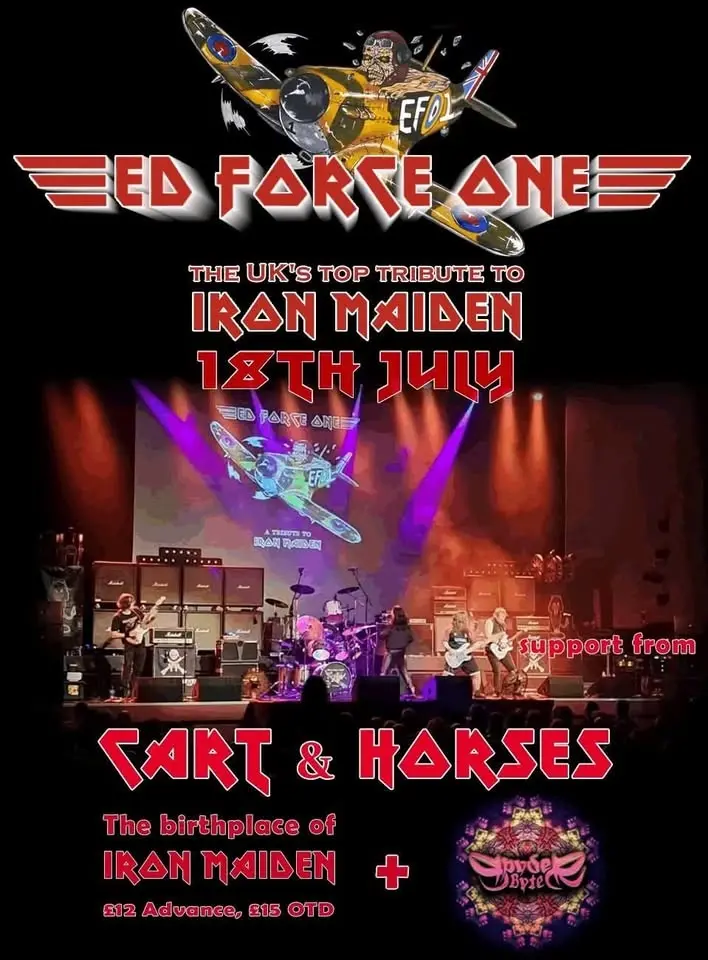 ED FORCE ONE - Live at the Cart and Horses - Support by SPYDER BYTE 