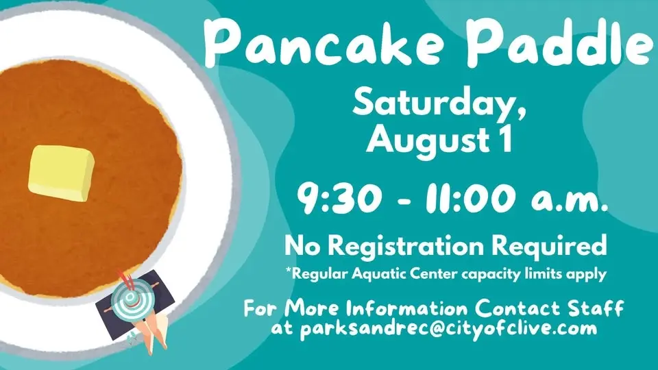 Pancake Paddle at Clive Aquatic Center