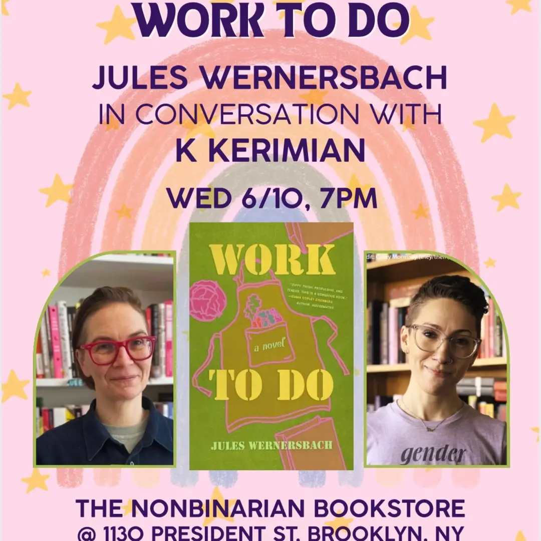 Book Event: Work to Do by Jules Wernersbach