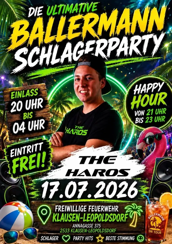 Die ultimative Ballermann Schlagerparty