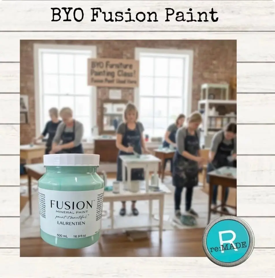 BYO Fusion Painting Class w/ Jan $60.00