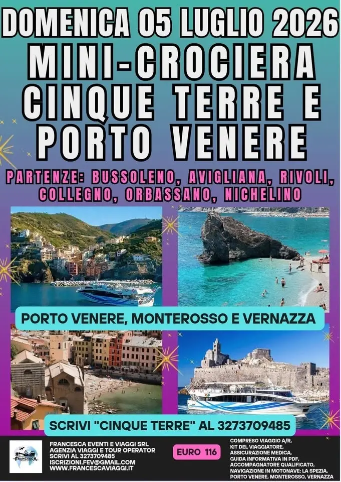 MINI CROCIERA CINQUE TERRE E PORTO VENERE