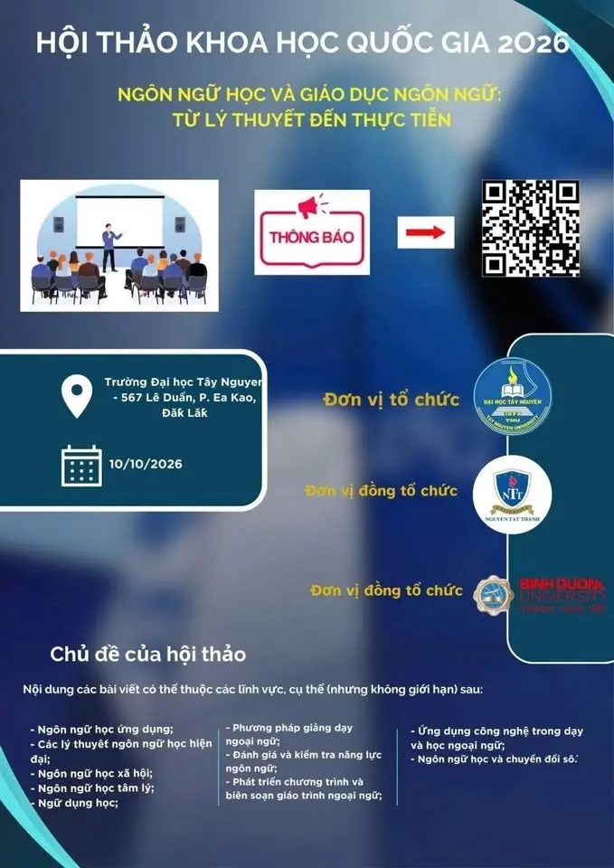Hội thảo Khoa học Quốc gia 2026