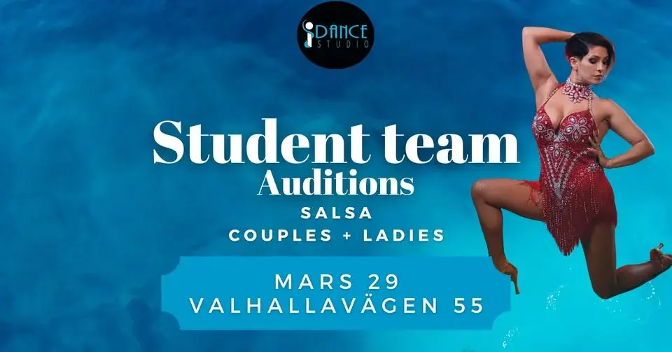 Extra Auditions Salsa Student Teams - Couples + Ladies