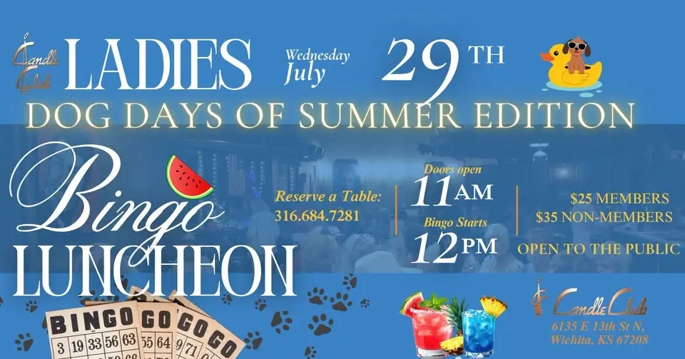 Ladies Bingo Luncheon: Dog Days of Summer Edition