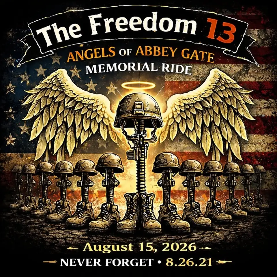 Angels of Abbey Gate Memorial Ride for The Freedom 13