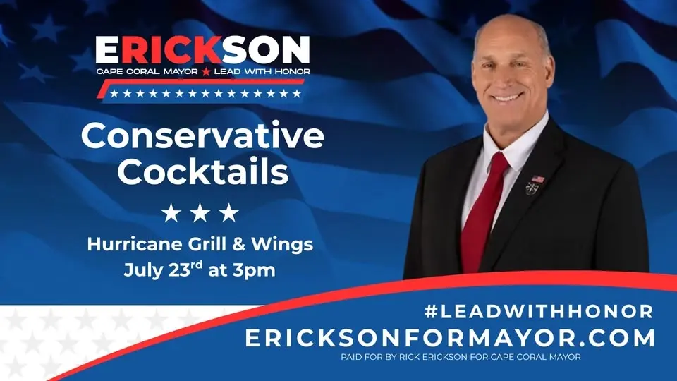 Erickson for Mayor Joins Conservative Cocktails