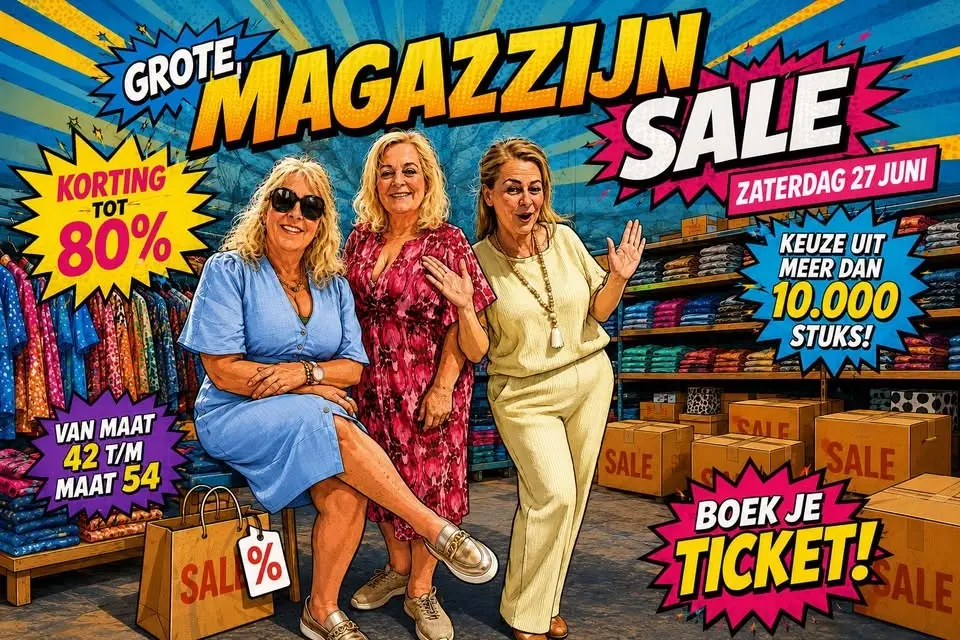 Grote Magazijn Sale 