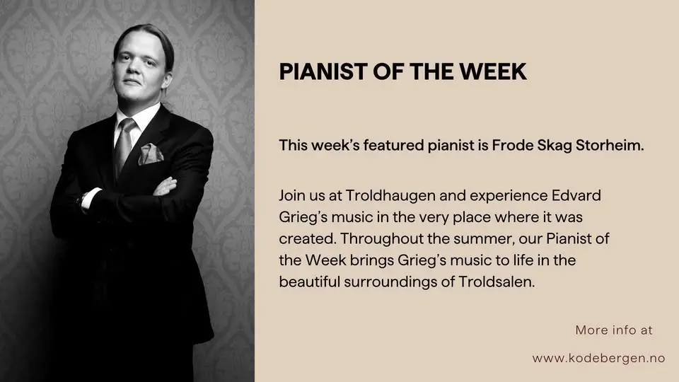 This Week's Pianist: Frode Skag Storheim