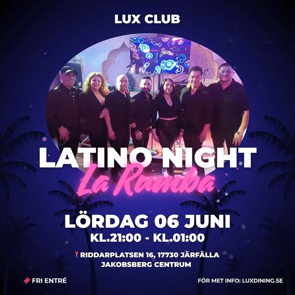 LUX CLUB – LATINO NIGHT med La Rumba 🔥💃🪇