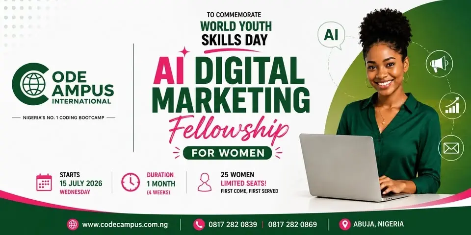 AI Digital Marketing Fellowship For Women