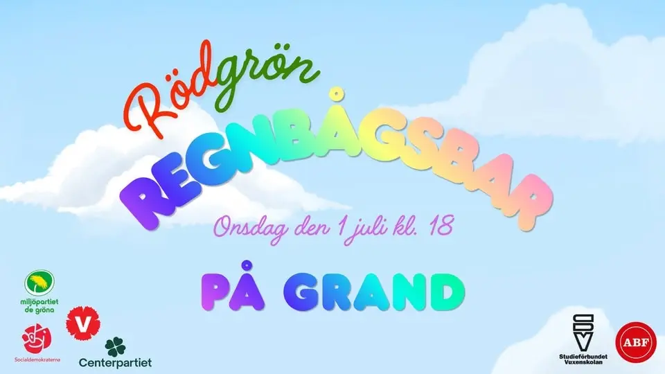 Rödgrön regnbågsbar - Politik, Pride och quiz!