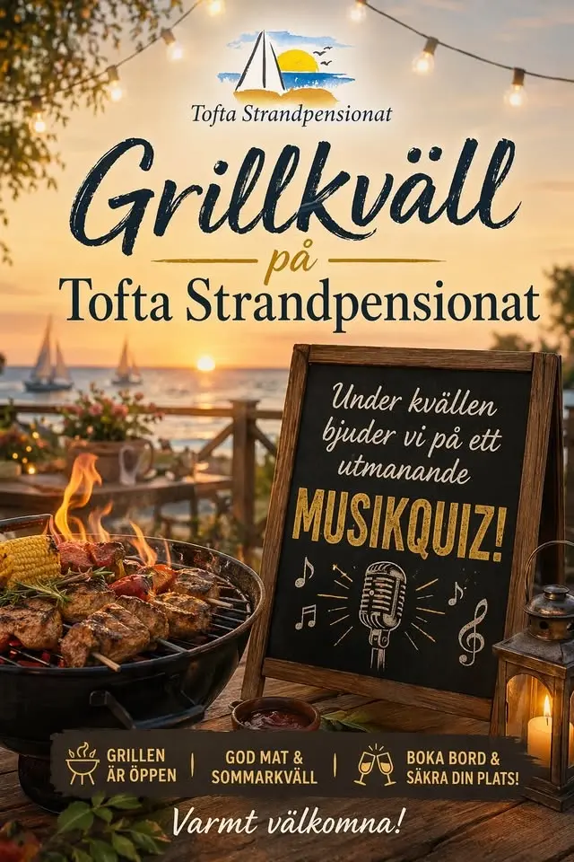 Grillkväll med musikquiz