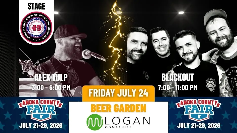 Alex Tulp & Blackout in the Beer Garden at The Anoka County Fair