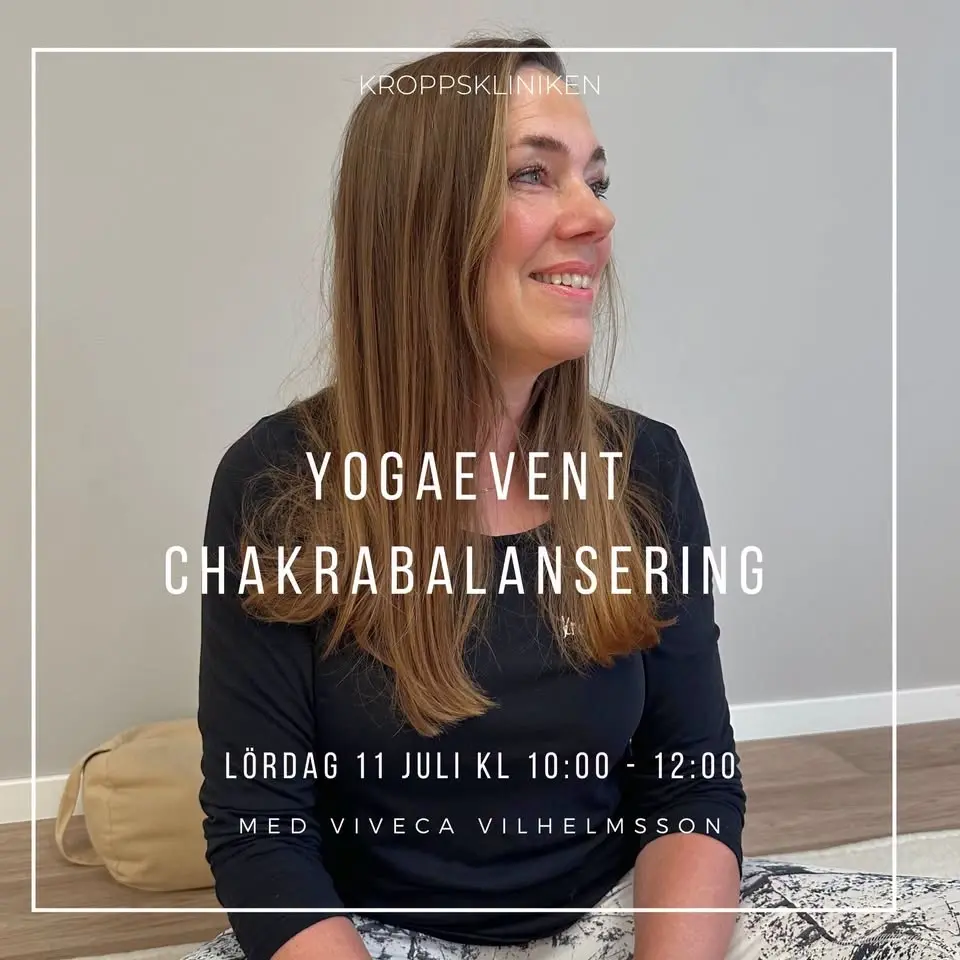 YOGA EVENT - Chakrabalansering med Viveca Vilhelmsson
