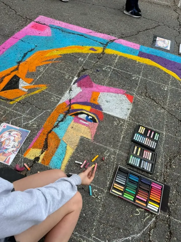 Sidewalk Chalk Mural Workshop
