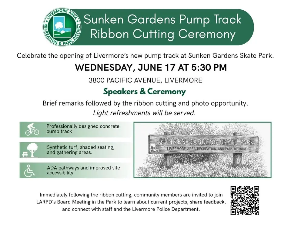 Sunken Gardens Pump Track - Opening and Ribbon Cutting Ceremony 