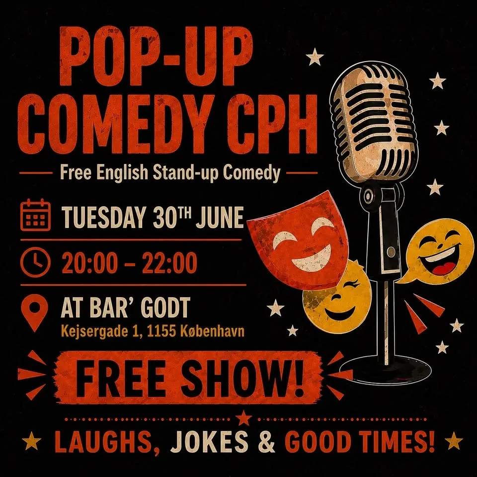 English Stand-up Comedy at Bar’ Godt