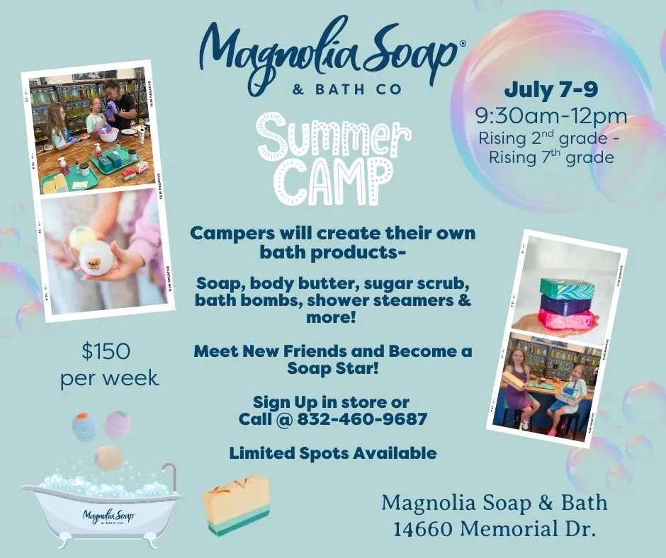 Magnolia Soap & Bath Summer Camp - Session 2